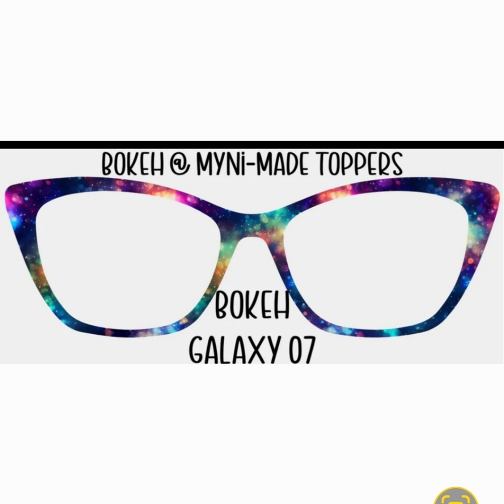 MYNI MADE Brand WANDA TOPPER MAGNETIC GLASSES novelty Galaxy Outer Space NEW - Picture 2 of 4